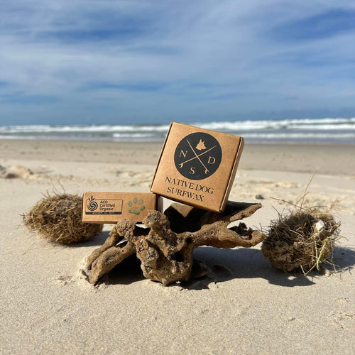 Organic Native Dog Surf Wax - 4 PACK - Cool Water (Blue Paw)