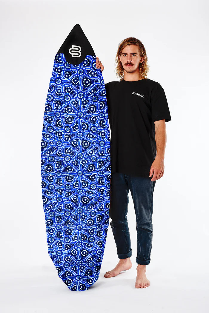 Saltwater Dreamtime - Boardsox Shortboard Surfboard Cover