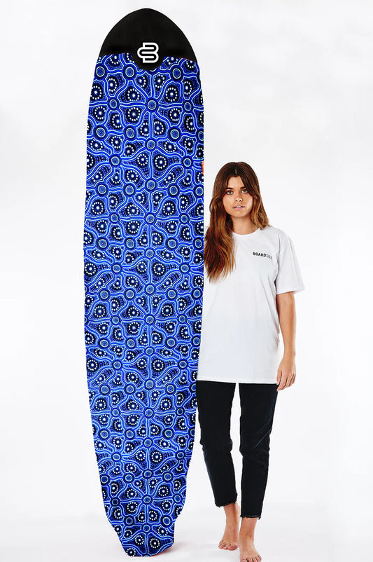Saltwater Dreamtime - Longboard Boardsox Surfboard Cover