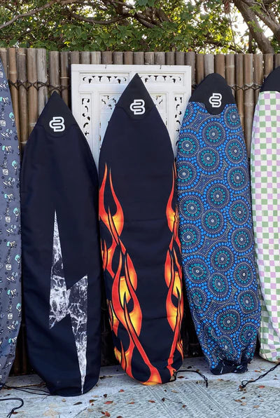 Flames - Boardsox Shortboard Surfboard Cover