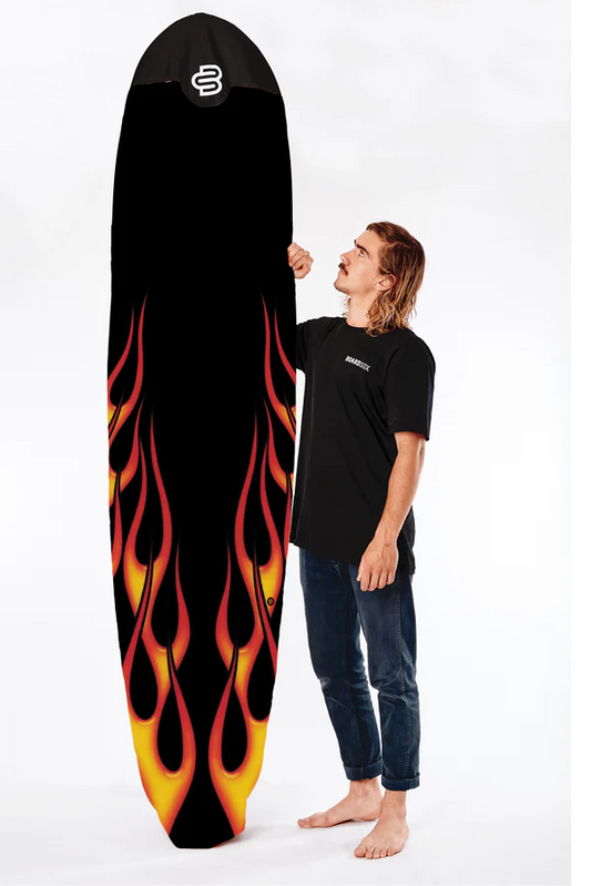 Flames - Longboard Boardsox Surfboard Cover