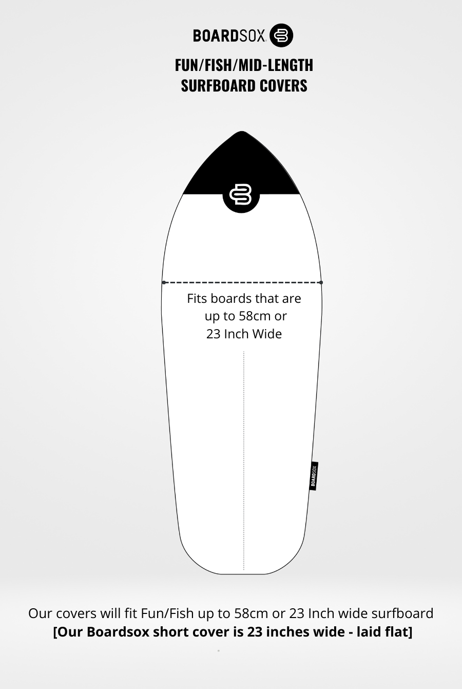 Green Leaf - Fun/Fish Surfboard Cover